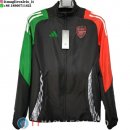 Giacca A Vento Arsenal 24-25 Nero Verde