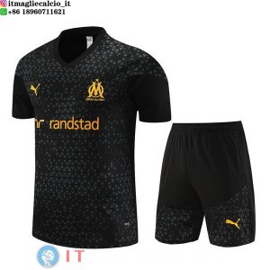 Formazione Set Completo Maglia Marseille 2023/2024 Nero Giallo