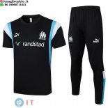 Formazione Set Completo Maglia Marseille 2023/2024 Nero Blu Bianco