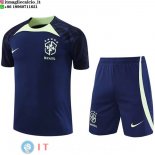 Formazione Set Completo Brasile 2022 Blu Navy II Verde