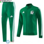 Giacca Set Completo Lunga Zip Messico 2026 Verde Giacca Set Completo Lunga Zip Messico 2026 Verde