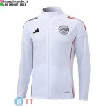Giacca Full Zip Allenamento Ajax 2025/2026 Bianco Rosso