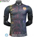 Thailandia Maglia Barcellona Speciale Giocatori 2025/2026 Nero I Rosso
