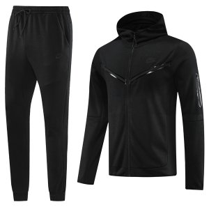 Giacca Felpa Cappuccio Set Completo Nike Nero