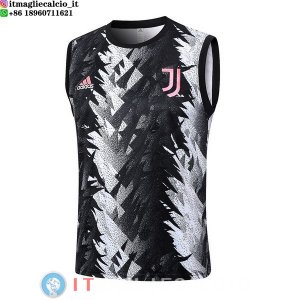 Senza Maniche Maglia Juventus 2023/2024 Grigio Bianco