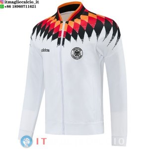 Giacca Full Zip Allenamento Germania 2026 Bianco Rosso Nero