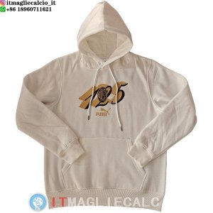 Giacca Felpa Cappuccio AC Milan 25-26 Bianco I Giallo