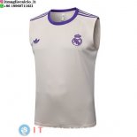 Senza Maniche Maglia Real Madrid 2025/2026 Giallo Purpureo