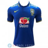 POLO Maglia Brasile 2022 Blu Rosso