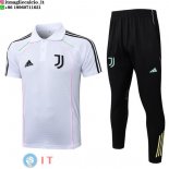 POLO Maglia Set Completo Juventus 2025/2026 Bianco Nero POLO Maglia Set Completo Juventus 2025/2026 Bianco Nero
