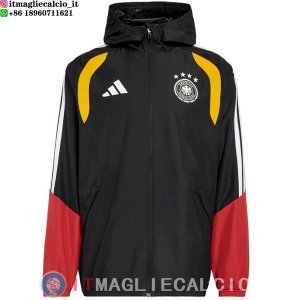 Giacca a Vento Germania 2026 Nero Rosso