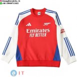 Felpa Girocollo Arsenal Uomo 26-27 Rosso I Nero Felpa Girocollo Arsenal Uomo 26-27 Rosso I Nero