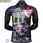 Maglia Manchester City Speciale Giocatori 2025/2026 Nero Rosso Maglia Manchester City Speciale Giocatori 2025/2026 Nero Rosso