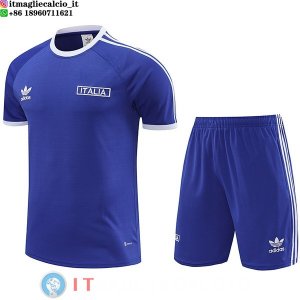 Formazione Set Completo Maglia Italia 2024 Blu