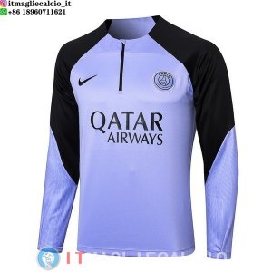 Felpa Da Allenamento Paris Saint Germain 23-24 Purpureo Nero