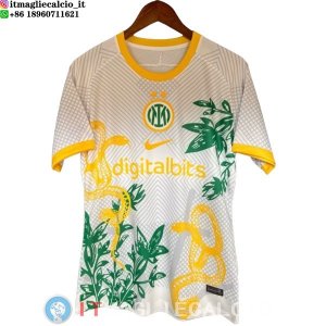 Thailandia Maglia Inter Milan Speciale 2024/2025 Bianco Giallo