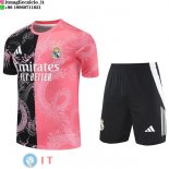 Formazione Maglia Set Completo Real Madrid 2025/2026 Nero Rosa