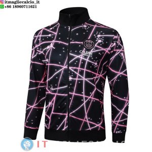 Giacca Lunga Zip Paris Saint Germain 25-26 Nero Rosa