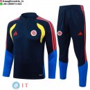 Felpa Da Allenamento Set Completo Colombia 2026 Blu Giallo