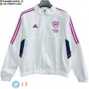 Giacca A Vento Arsenal 25-26 Bianco Rosa
