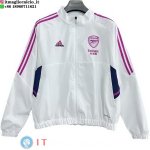 Giacca A Vento Arsenal 25-26 Bianco Rosa Giacca A Vento Arsenal 25-26 Bianco Rosa