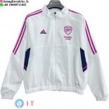Giacca A Vento Arsenal 25-26 Bianco Rosa