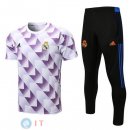 Formazione Maglia Set Completo Real Madrid 2022/2023 Bianco Purpureo Nero