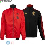Giacca A Vento Belgio 2024 Rosso Nero Giacca A Vento Belgio 2024 Rosso Nero