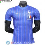 Maglia Giocatori Francia Pre partita 2026 Blu