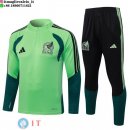 Felpa Da Allenamento Set Completo Messico 2026 Verde Nero