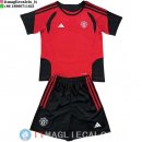 Maglia Set Completo Uomo Manchester United Speciale 2026/2027 Rosso Nero