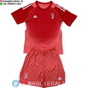 Maglia Portiere Set Completo Uomo Juventus 2025/2026 Rosso