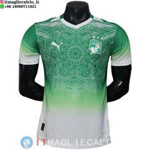 Maglia Costa d'Avorio Speciale Giocatori 2026 Verde Bianco