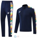 Giacca Set Completo Lunga Zip Puma 22-23 Blu I Navy