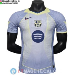 Thailandia Maglia Barcellona Speciale Giocatori 2025/2026 Purpureo Luce Giallo