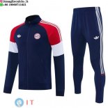 Giacca Set Completo Lunga Zip Bayern Monaco 26-27 Blu Rosso Bianco Giacca Set Completo Lunga Zip Bayern Monaco 26-27 Blu Rosso Bianco