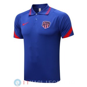 POLO Maglia Atletico Madrid 2022/2023 Blu Arancione