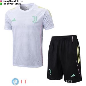 Formazione Set Completo Maglia Juventus 2025/2026 Bianco I Rosa Nero