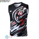 Senza Maniche Maglia São Paulo 2025/2026 Nero Rosso