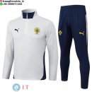 Tuta da Allenamento Portogallo Mezza Cerniera 2026 Bianco Blu Navy