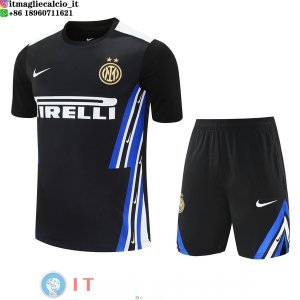 Formazione Set Completo Maglia Inter Milan 2025/2026 Nero Blu