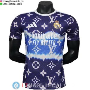 Thailandia Maglia Real Madrid Speciale Giocatori 2025/2026 Purpureo Blu Bianco