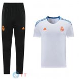 Formazione Maglia Set Completo Real Madrid 2021/2022 Bianco Nero