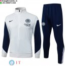 Giacca Set Completo Lunga Zip Inter Milan 25-26 Grigio Blu