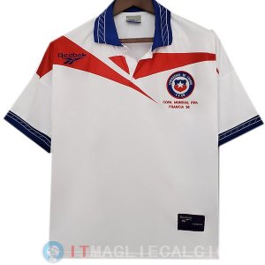 Retro Maglia Chile Seconda 1998 Bianco