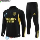 Felpa Da Allenamento Set Completo Arsenal 2023/2024 Nero III Giallo