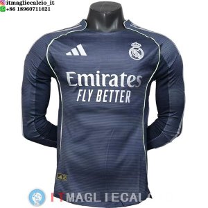 Maglia Real Madrid Seconda Giocatori 2025/2026 ML