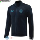 Giacca Lunga Zip Napoli 24-25 Blu Navy