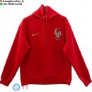 Felpa con Cappuccio Francia 2026 Rosso
