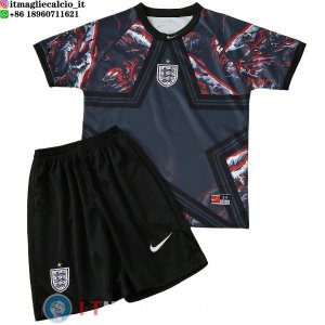 Maglia Bambino Inghilterra Speciale 2026 Nero Rosso